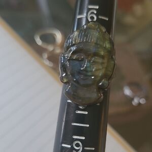 Buddha Ring Labradorite